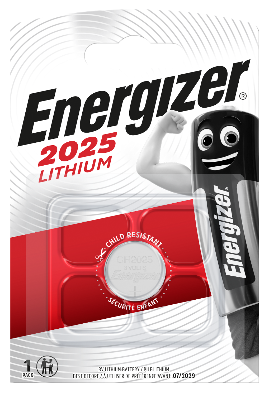 ელემენტი ღილაკი Energizer 2025-FSB1 (638709) — ელემენტები და ბატარეები